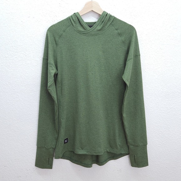 Flylow Tops - Womens Flylow Moonlight Shirt Hooded Top Lighweight Pullover Green Medium #0063